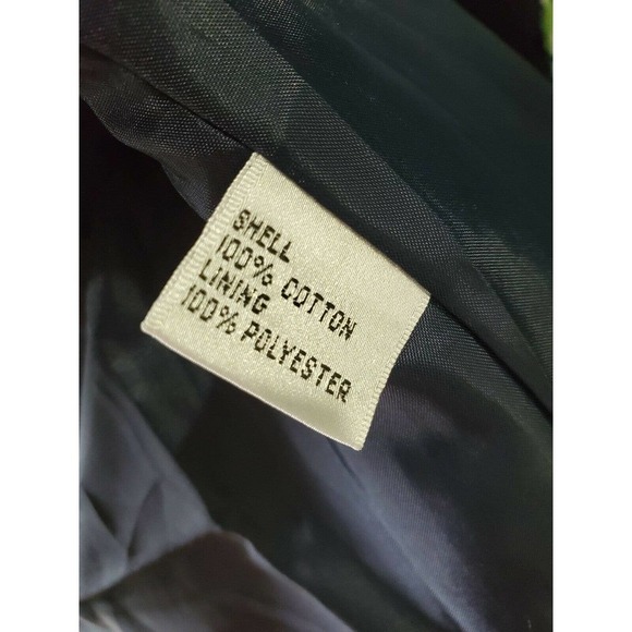 Talbots Women's Blue 100% Cotton Long Sleeve Front Buttons Fitted Blazer Size 4 - Picture 10 of 12